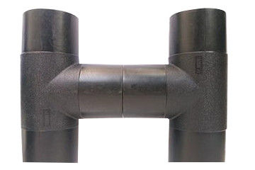 Piring pemanas mendinginkan pantat mengurangi tee dari fitting pipa HDPE