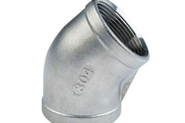 316L 4 Fitting Pipa Stainless Steel Berulir Siku