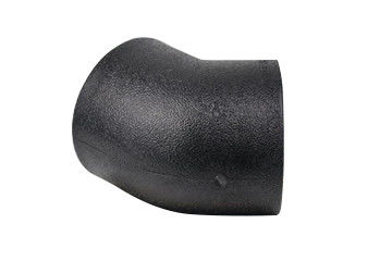 Perpanjangan Saat Pecah Air 45 ° Butt Elbow Fitting Pipa HDPE