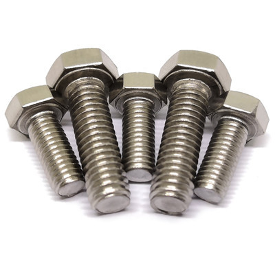 DIN933 DIN931 Industrial Steel Pipe Fittings M8 M10 Grade 8.8 10.9 Baut Kekuatan Tinggi