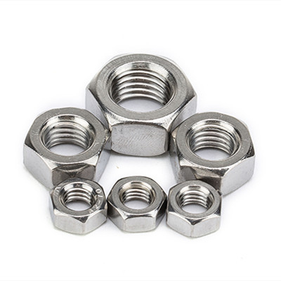 ASTM A194 SS 304 316 DIN 934 M1-M10 Kacang baja tahan karat