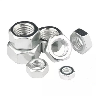 DIN934 SS304 316 Fitting Pipa Baja Industri Galvanis SS Hex Nuts