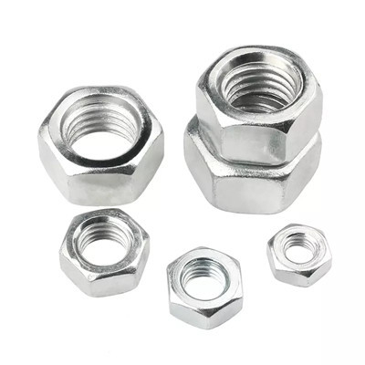 DIN934 SS304 316 Fitting Pipa Baja Industri Galvanis SS Hex Nuts