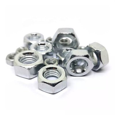 M4 M5 M6 M8 M10 M12 Kacang Hexagon Stainless Steel Galvanis
