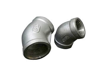 4 Fitting Pipa Stainless Steel Berulir Elbow ss304L