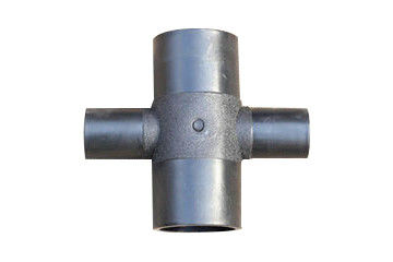 Micro Sprinkler Irigasi Steel Clamp ISO9001 Hdpe Cross