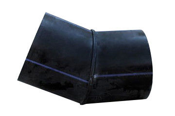 sambungan las butt 45 ° siku fitting pipa HDPE