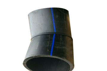 sambungan las butt 45 ° siku fitting pipa HDPE