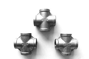4 Way Pipa Baja Palang SS Socket Weld Fitting
