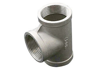 Tee Pipa Stainless Steel Tee Berulir Peralatan Pipa Stainless Steel