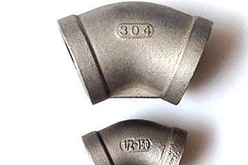 316L 4 Fitting Pipa Stainless Steel Berulir Siku