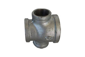 Perlengkapan Pipa Besi Cross Galvanized Lunak