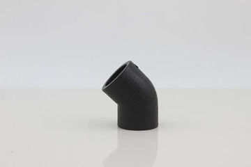 Perpanjangan Saat Pecah Air 45 ° Butt Elbow Fitting Pipa HDPE
