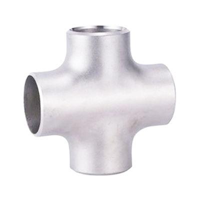 SS Buttweld Cross Tee Fitting Pipa Baja Industri